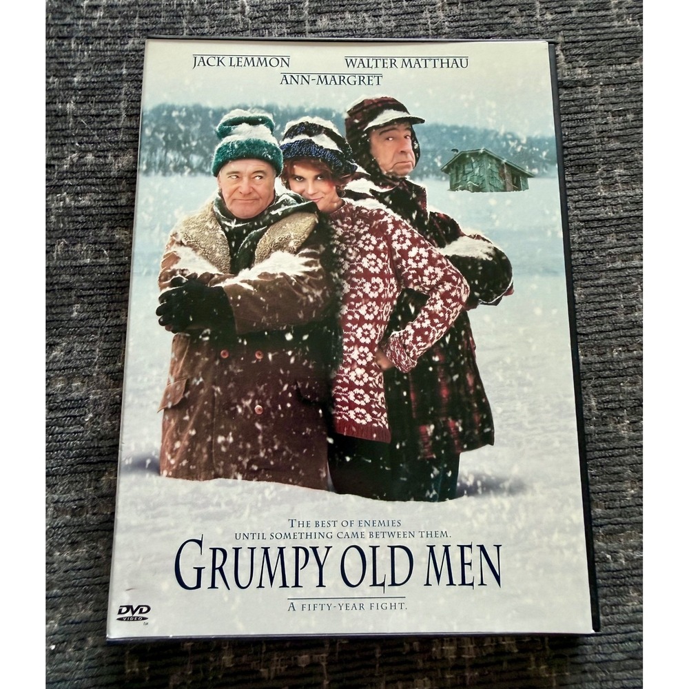 Warner Bros Grumpy Old Men DVD Comedy Movie Excellent Jack Lemmon Walter Matthau